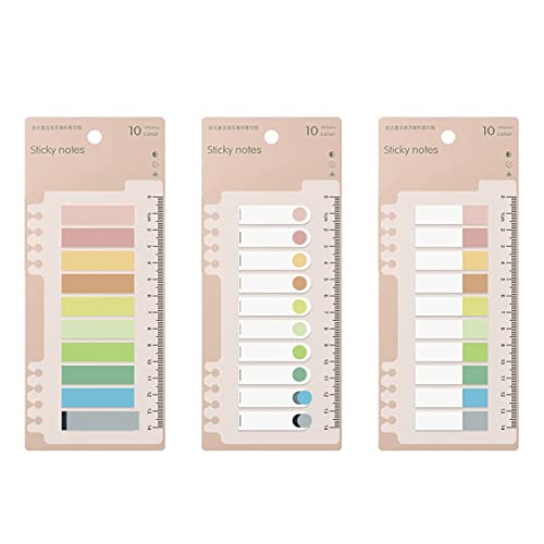 HASTHIP Sticky Tabs Morandi Color Sticky 600pcs Index Tabs Sticky Notes with Ruler Color Sticky Tabs for Notebook, Books, PET Material Page Tabs Sticky Flags File Index Tabs Office Stationery HASTHIP Sticky Tabs Morandi Color Sticky 600pcs Index Tabs Sticky Notes with Ruler Color Sticky Tabs for Notebook, Books, PET Material Page Tabs Sticky Flags File Index Tabs Office Stationery
